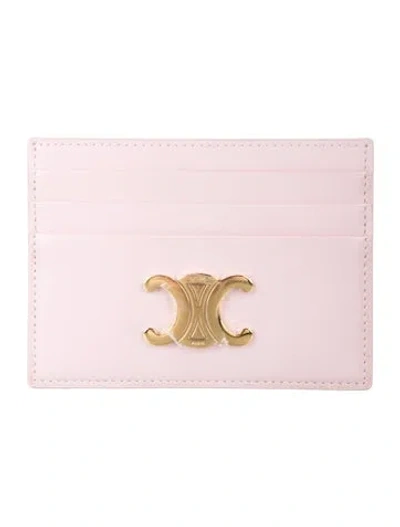 Pre-owned Celine 2024 Card Holder Card Holder In Pink