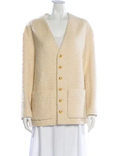 Pre-owned Celine 2024 Cashmere Blazer In Neutrals