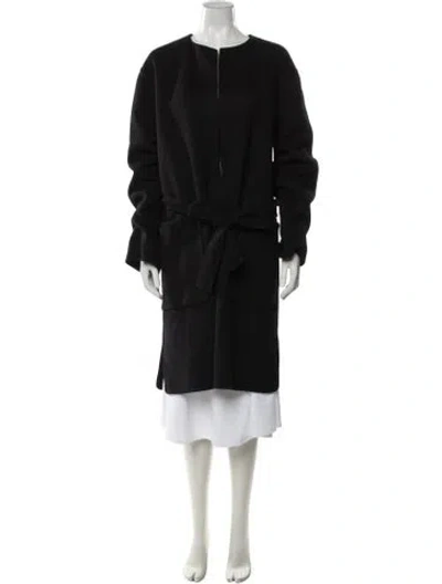 Pre-owned Celine 2024 Cashmere Coat In Black