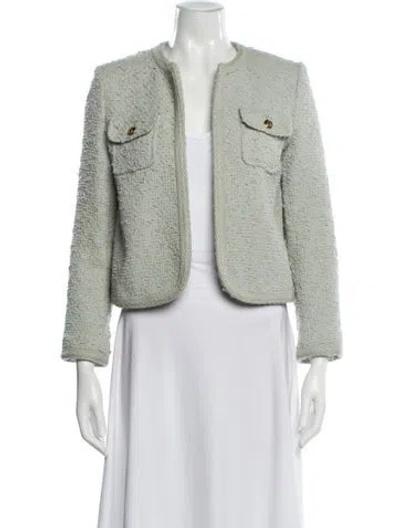 Pre-owned Celine 2024 Chasseur Evening Jacket In Green