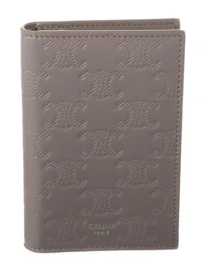 Pre-owned Celine 2024 Leather Wallet In Neutral