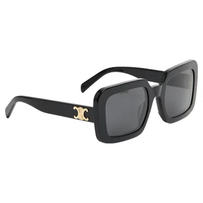 Pre-owned Celine 2024 Lunettes De Soleil Triomphe Black Square Sun Glasses Céline