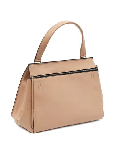 Pre-owned Celine 2024 Medium Edge Handbag In Neutral