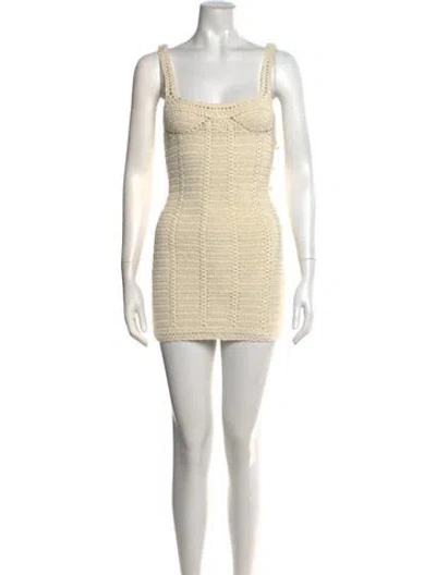 Pre-owned Celine 2024 Mini Dress In Neutral