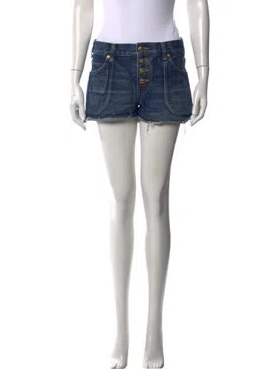 Pre-owned Celine 2024 Mini Shorts In Blue