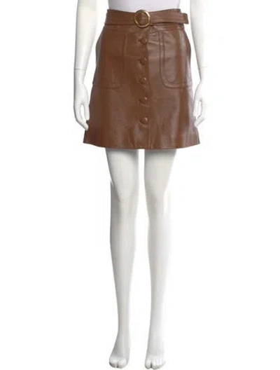 Pre-owned Celine 2024 Mini Skirt In Brown