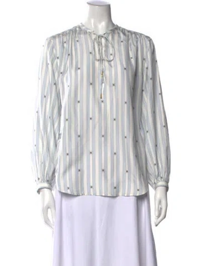 Pre-owned Celine 2024 Romy Blouse In Neutral
