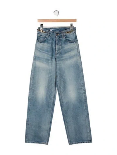 Pre-owned Celine 2024 Straight Leg Jeans In Blue