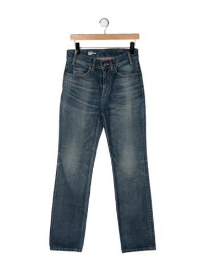 Pre-owned Celine 2024 Straight Leg Jeans W/ Tags In Blue
