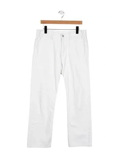 Pre-owned Celine 2024 Straight-leg Jeans In White