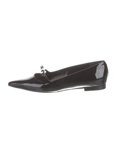 Pre-owned Celine 2024 Suzy Mary Jane Flats In Black