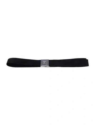 Pre-owned Celine 2024 Triomphe Waist Belt W/ Tags In Black