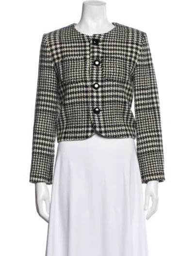 Pre-owned Celine 2024 Verneuil Blazer In Neutrals