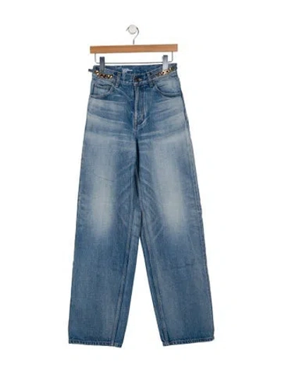 Pre-owned Celine 2024 Wide Leg Jeans In Blue