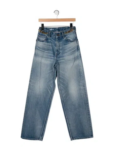Pre-owned Celine 2024 Wide Leg Jeans In Blue