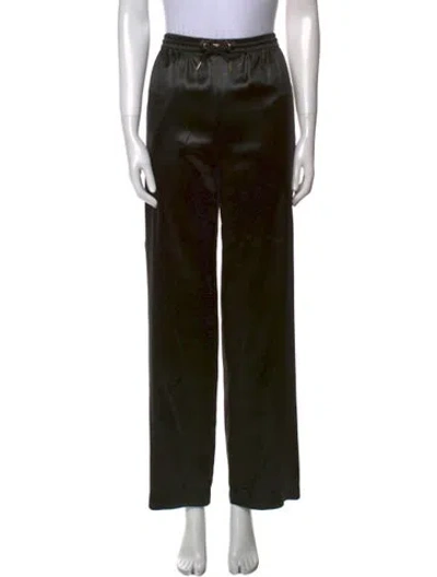 Pre-owned Celine 2024 Wide Leg Pants In Black