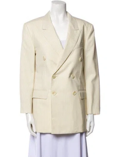Pre-owned Celine 2024 Wool Blazer In Neutral