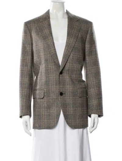 Pre-owned Celine 2024 Wool Blazer In Neutral