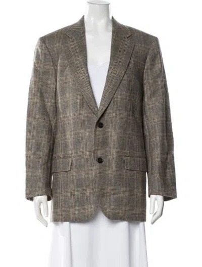 Pre-owned Celine 2024 Wool Blazer In Neutral