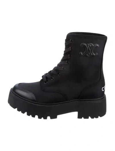 Pre-owned Celine 2025 Bulky Boot Combat Boots In Black