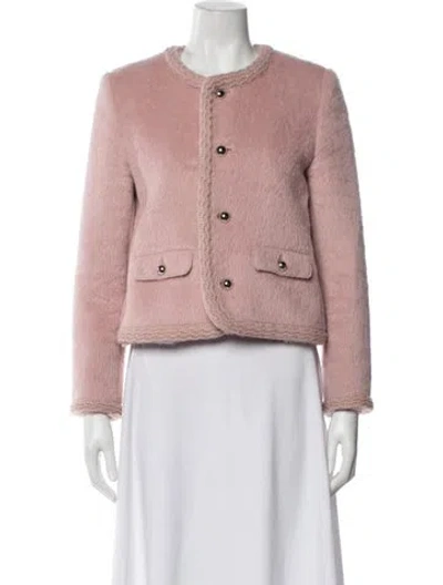 Pre-owned Celine 2025 Chelsea Jacket In Pink