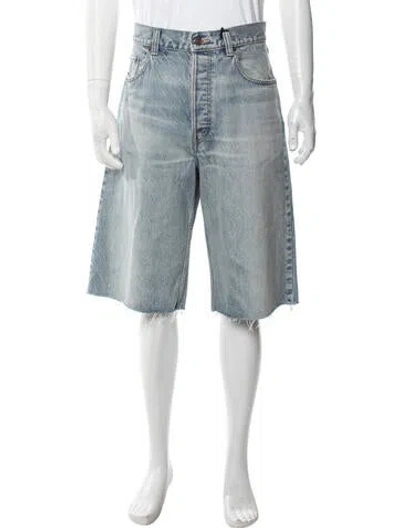 Pre-owned Celine 2025 Denim Shorts W/ Tags In Blue