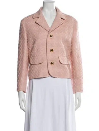 Pre-owned Celine 2025 Garance Blazer W/ Tags In Pink