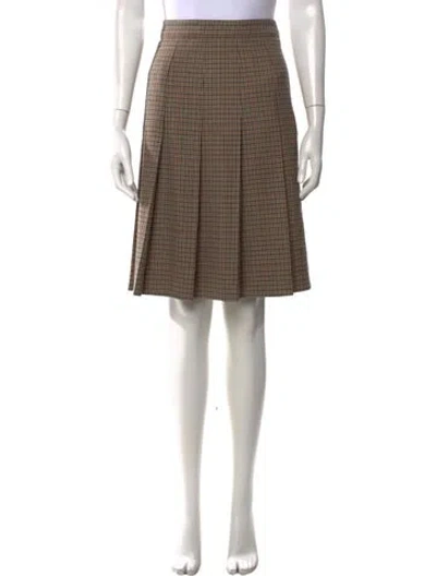 Pre-owned Celine 2025 Midi Length Skirt In Neutrals