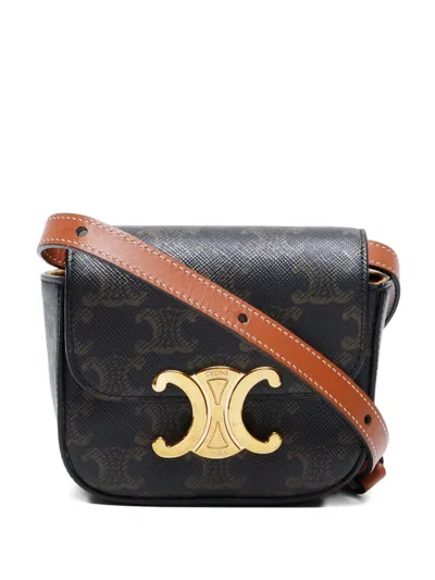 Pre-owned Celine 2025 Mini Claude Shoulder Bag In Brown