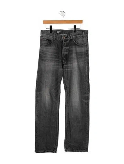 Pre-owned Celine 2025 Straight-leg Jeans In Gray