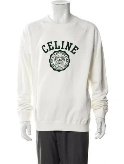 Pre-owned Celine 2025 Triomphe Sweatshirt W/ Tags In Neutral