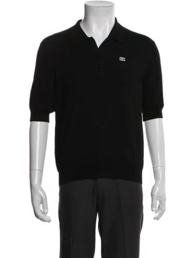 Pre-owned Celine 2026 Triomphe Polo Shirt In Black