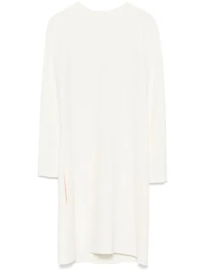Pre-owned Celine 20s Open-back Mini Dress In White