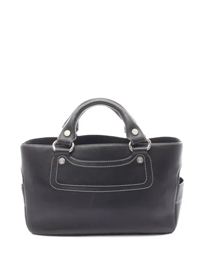 Pre-owned Celine 20th Century Leather Boogie Handbag In Black