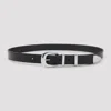 Celine Adjustable Smooth Finish 25mm Belt In Black