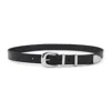 Celine Adjustable Smooth Finish 25mm Belt In Black