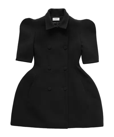 Celine 2d Mini Dress In Black