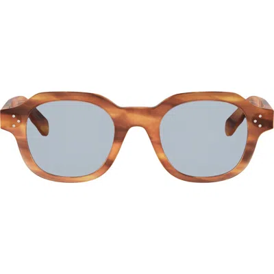 Celine 3 Dots 48mm Round Sunglasses In Brown