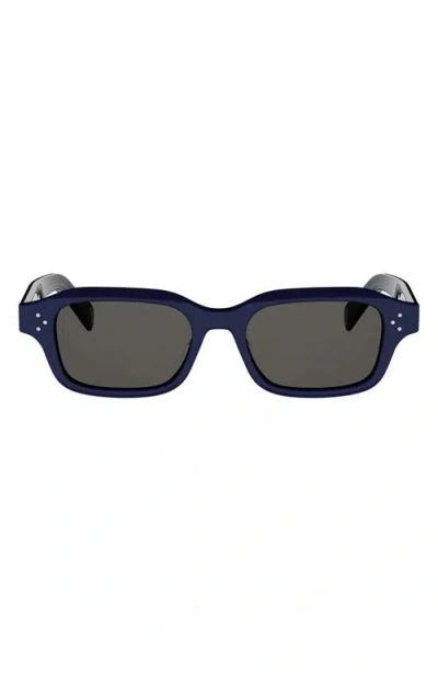 Celine 3 Dots 52mm Rectangle Sunglasses