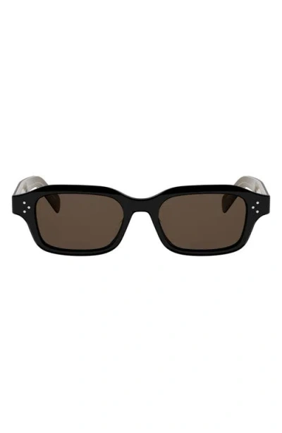 Celine 3 Dots 52mm Rectangle Sunglasses In Multi
