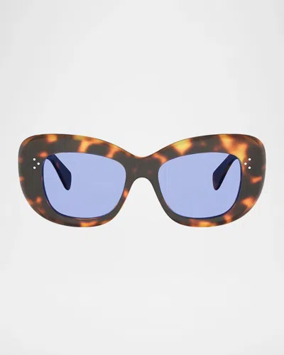 Celine 3 Dots 53mm Geometric Sunglasses In Multi