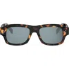 Celine 3 Dots 53mm Rectangular Sunglasses In Brown