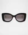 Celine 3 Dots Acetate Butterfly Sunglasses In Black