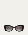 Celine 3 Dots Acetate Butterfly Sunglasses In Black