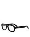Celine Oversized Round Acetate Optical Glasses In Black