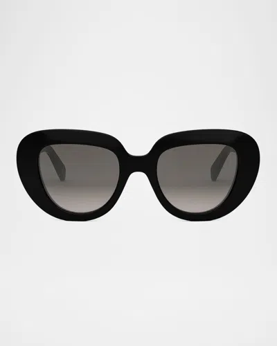 Celine 3 Dots Butterfly Sunglasses In Black
