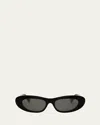 Celine 3 Dots Cat-eye Sunglasses In 01a - Black