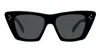 Celine Bold 3 Dots Cl 40187 In 01a Square Sunglasses In Gray