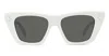 Celine 51mm Cat Eye Sunglasses In White