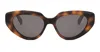 Celine 3 Dots Cl40286i - Havana Sunglasses